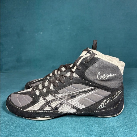 2012 Asics Cael Sanderson V5.0 Rare Wrestling Shoes Size 10.5